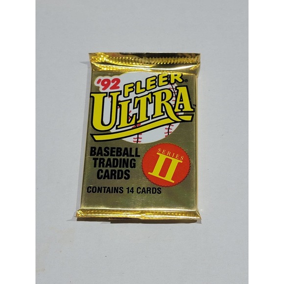(5) Sealed 1992 FLEER ULTRA BASEBALL "NEW" UNOPENED PACKS- SERIES 2 - Picture 2 of 3